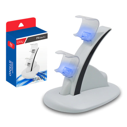 Oplaadstation voor PlayStation 4 Charging Dock Station voor Controller - Dual Laadstation Wit