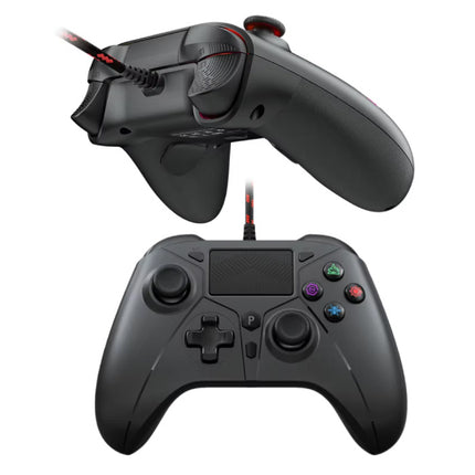 Gaming Controller voor PS5 / PS4 / PC - Gamepad Bedraad met Vibratie - Zwart