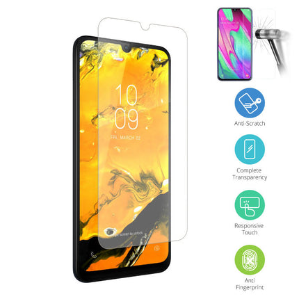 Samsung Galaxy A50 Transparant TPU Hoesje + Screen Protector Tempered Glass