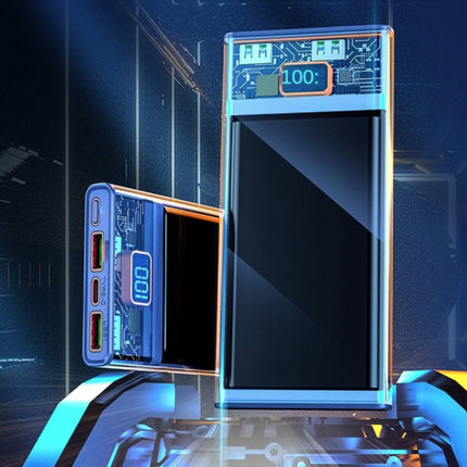 30.000mAh Powerbank met 2 Poorten - 22.5W Power Delivery - Externe Noodaccu Batterij Oplader Geel