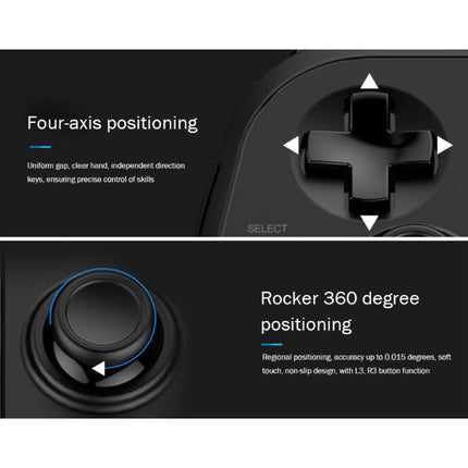 Gaming Controller voor Android/iOS/PC/PS3 - Bluetooth Gamepad Mobiele Telefoon Zwart