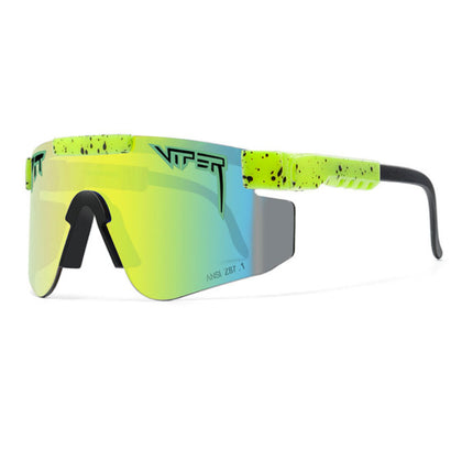 Gepolariseerde Zonnebril - Fiets Ski Sport Bril Shades UV400 Geel