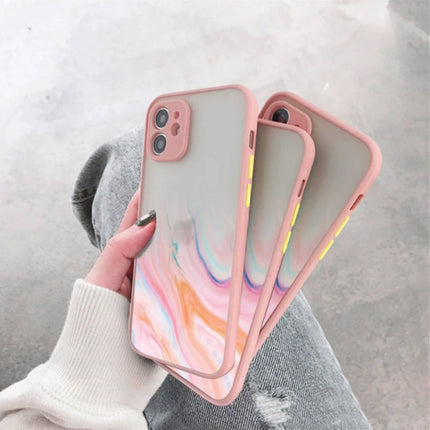 iPhone X Bumper Hoesje met Print - Case Cover Silicone TPU Anti-Shock Groen
