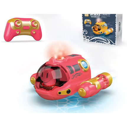 RC Duikboot met Afstandsbediening - Zwembad Speelgoed Boot Waterdicht - Rood