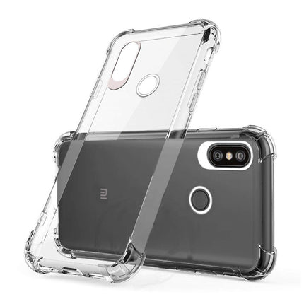 Xiaomi Redmi 6 Transparant Bumper Hoesje - Clear Case Cover Silicone TPU Anti-Shock