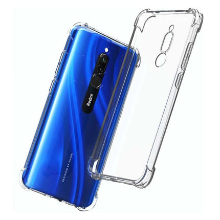 Xiaomi Redmi 9A Transparant Bumper Hoesje - Clear Case Cover Silicone TPU Anti-Shock
