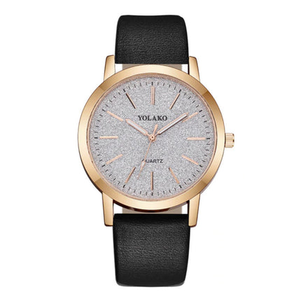 Kwarts Horloge Dames - Anoloog Luxe Uurwerk voor Vrouwen Zwart