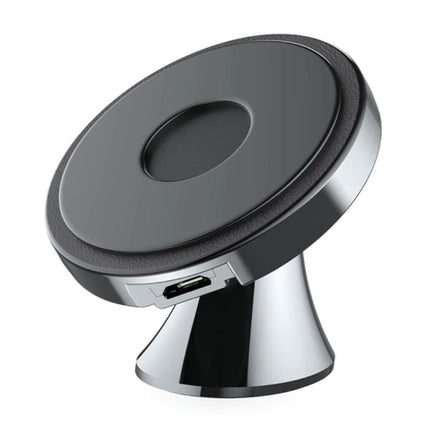 Qi Draadloze Autolader 10W - Dashboard Standaard Oplader Universeel Wireless Car Stand Opladen Pad Zwart