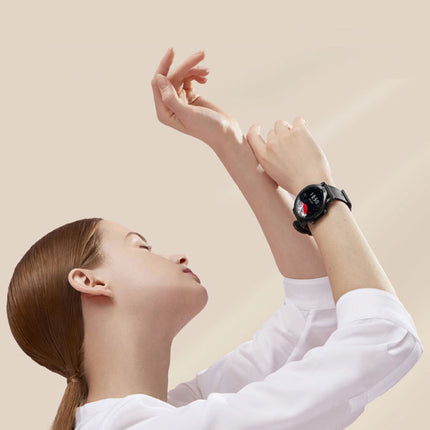 RT LS05S Smartwatch - Hart-en Slaap-monitor - Sport Activity Tracker Horloge - Silicoon Bandje Zwart