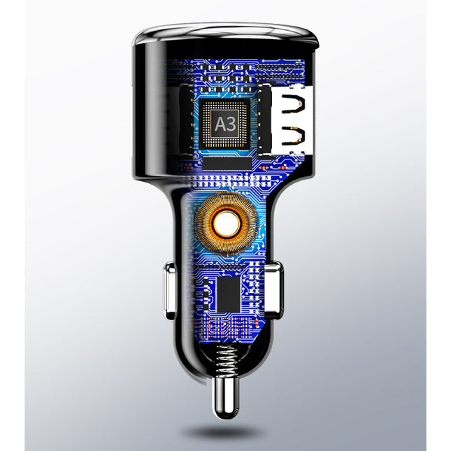 Qualcomm Quick Charge 3.0 Autolader/Carcharger - Zwart