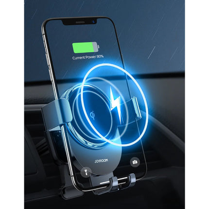 Qi Draadloze Autolader 15W - Quick Charge 3.0 - Dashboard Stand Oplader Universeel Wireless Car Charging Pad Zwart