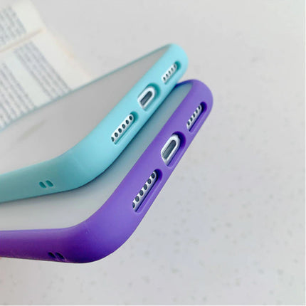 iPhone SE (2020) Bumper Hoesje Case Cover Silicone TPU Anti-Shock Zwart