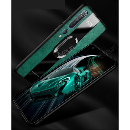 Xiaomi Redmi Note 9 Pro Leren Hoesje  - Magnetische Case Cover Cas Rood + Kickstand