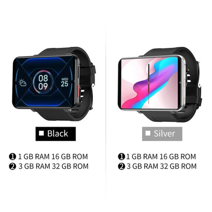 LEM T Smartwatch Breed Display - 2.86 Inch Scherm - 1GB - 16GB - Smartband Fitness Tracker Sport Activity Horloge iOS Android Zwart