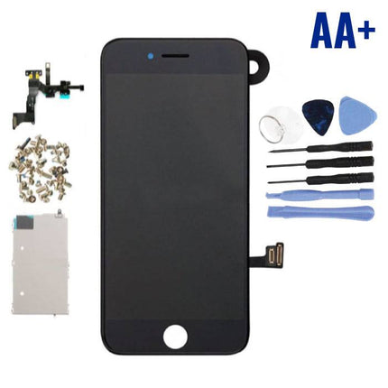 iPhone 7 Plus Voorgemonteerd Scherm (Touchscreen + LCD + Onderdelen) AA+ Kwaliteit - Zwart + Gereedschap