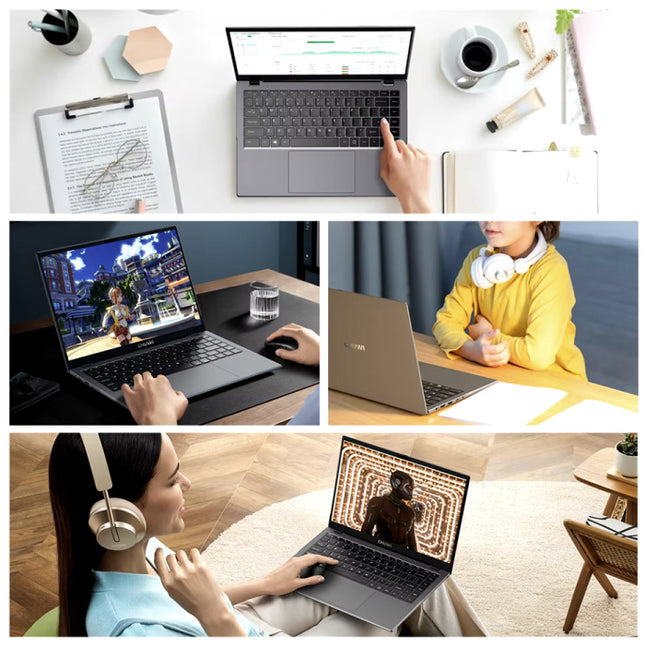 GemiBook XPro Notebook - 14 Inch - 8 GB RAM - Laptop Lichtgewicht Zakelijke Computer