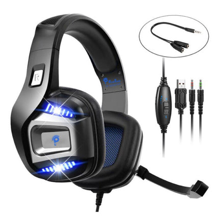 S01 Draadloze Gaming Koptelefoon met Omnidirectionele Mic - Voor PS4/PS5 - Headset Headphones met Microfoon Zwart
