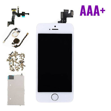 iPhone 5S Voorgemonteerd Scherm (Touchscreen + LCD + Onderdelen) AAA+ Kwaliteit - Wit