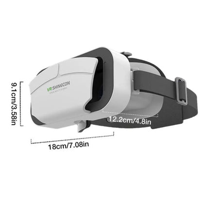 G12 Virtual Reality 3D Bril - Voor 4,5 tot 7 inch Telefoons - Wit