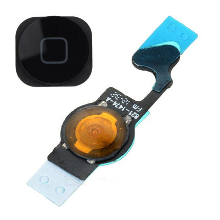 Voor Apple iPhone 5 - A+ Home Button Assembly met Flex Cable Zwart