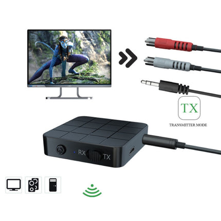 Bluetooth 5.0 Transmitter/Receiver AUX Jack 3.5mm - Draadloze Adapter Audio Streamen