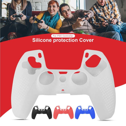 Antislip Hoes / Skin voor PlayStation 5 Controller - Grip Cover PS5 - Wit