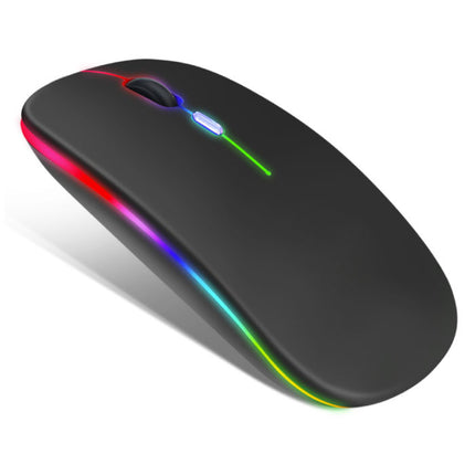 Draadloze RGB Muis - 2.4GHz / 1600DPI / Optisch / Ergonomisch / Tweehandig - Goud