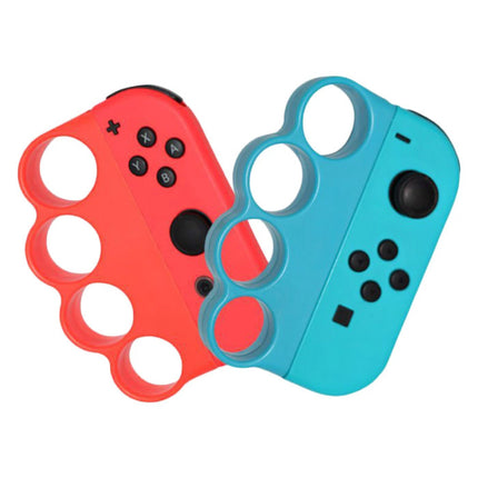 Boks Beugel Grip voor Nintendo Switch Joy-Cons - NS Bluetooth Gamepad Joy Pad Blauw en Rood