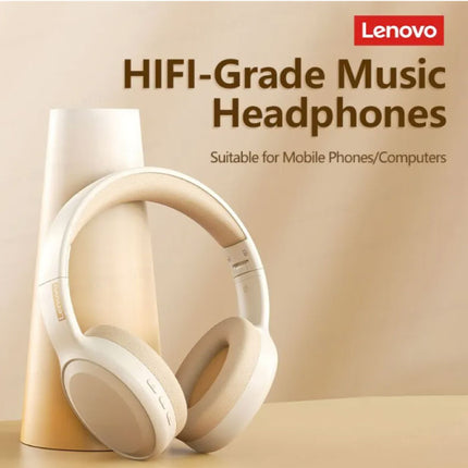 TH30 Draadloze Koptelefoon met Microfoon - 250mAh - Bluetooth 5.1 ANC HiFi Headset Goud