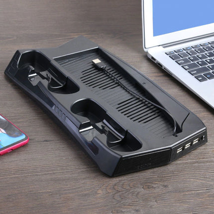 Multifunctionele Dual Ventilator Cooling Stand Mount en Oplaadstation voor PlayStation 5 - PS5 - Koeling Standaard Cooler Zwart