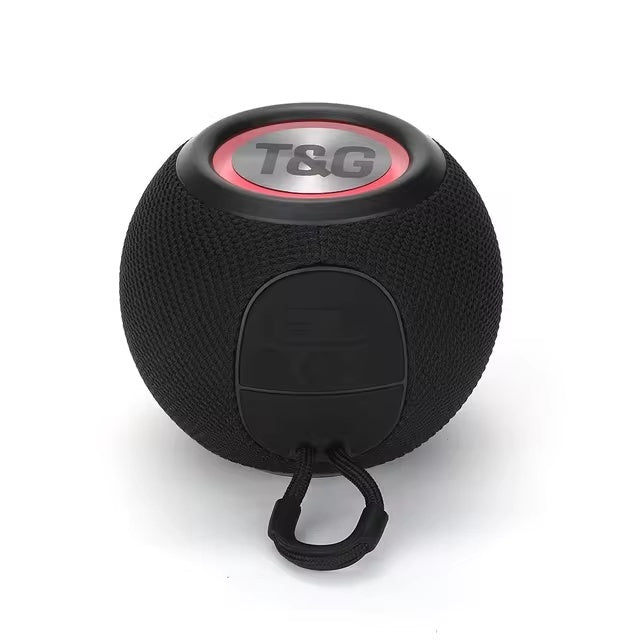TG337 Draadloze Luidspreker - 1200mAh Batterij - Bluetooth 5.3 Subwoofer HiFi TF Radio - Zwart