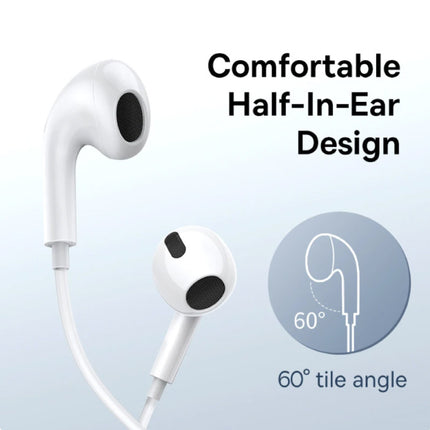 C17 Oordopjes met Microfoon - USB-C Oortjes Volumebeheer Oortelefoon - Wit