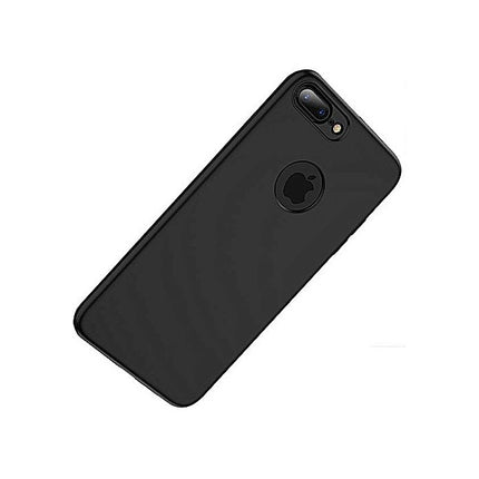 iPhone 8 Plus Full Body 360°  Full Cover Hoesje + Screenprotector Zwart