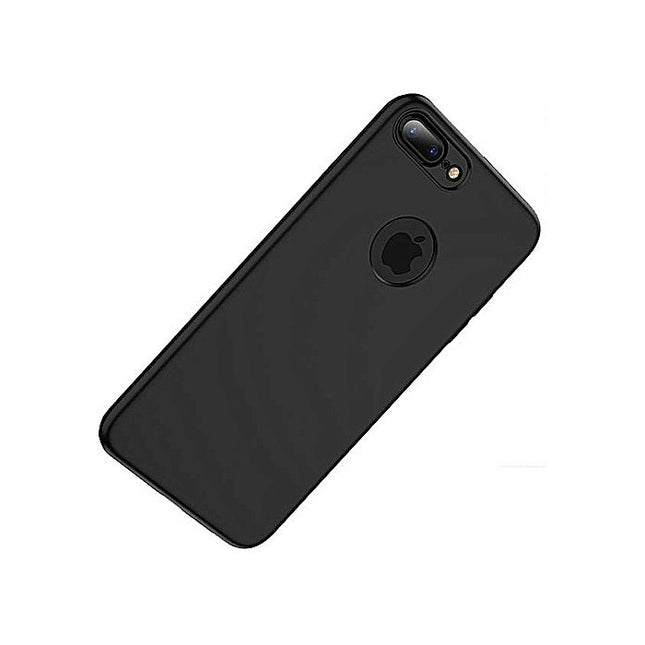 iPhone 8 Plus Full Body 360°  Full Cover Hoesje + Screenprotector Zwart