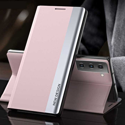 Xiaomi Redmi Note 11 Pro Magnetische Flip Case - Luxe Hoesje Cover Roze