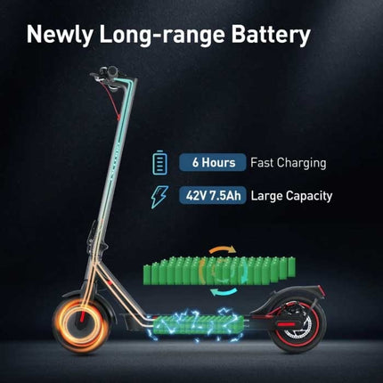 I9 Max Vouwbare Elektrische Scooter - Off-Road Smart E Step met App - 500W - 25 km/u - 8.5 inch Wielen - Zwart
