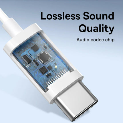C17 Oordopjes met Microfoon - USB-C Oortjes Volumebeheer Oortelefoon - Wit