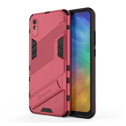 Xiaomi 12X Hoesje met Kickstand - Shockproof Armor Case Cover Roze