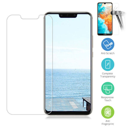 Huawei Mate 20 Lite Transparant TPU Hoesje + Screen Protector Tempered Glass 