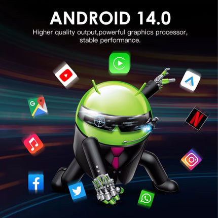 H20 Plus TV Box - Android Kodi Home Mediaspeler - 2GB RAM - 16GB Opslagruimte