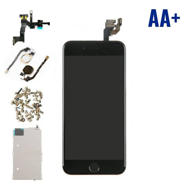 iPhone 6 4.7" Voorgemonteerd Scherm (Touchscreen + LCD + Onderdelen) AA+ Kwaliteit - Zwart