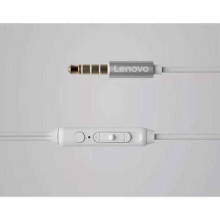 QF730 Oordopjes met Microfoon en Controls - 3.5mm AUX Oortjes Volumebeheer Wired Earphones Oortelefoon Wit