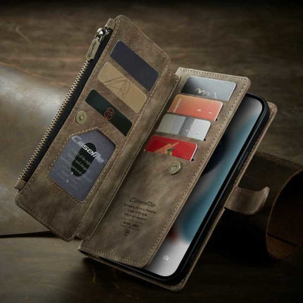 iPhone 11 Pro Max Leren Flip Case Portefeuille - Wallet Cover Cas Hoesje Bruin