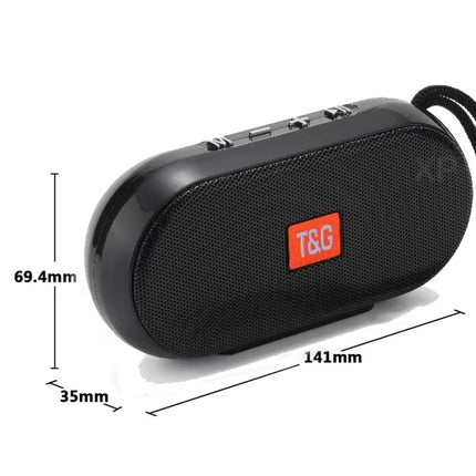 TG179 Draadloze Luidspreker - 1200mAh Batterij - Bluetooth HiFi Subwoofer - Groen