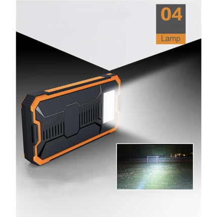 80.000mAh Solar Powerbank met 2 USB Poorten - Ingebouwde Zaklamp - Externe Noodaccu Batterij Oplader Charger Zon Groen