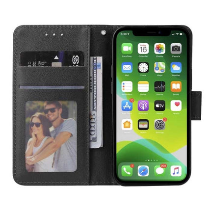iPhone 6S Plus Flip Case Portefeuille PU Leer - Wallet Cover Hoesje Wijn Rood