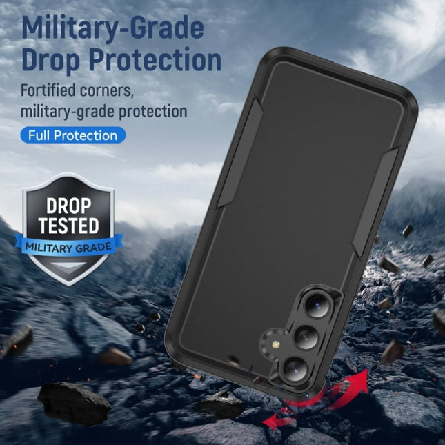 Samsung Galaxy S24 Armor Hoesje - Militaire Kwaliteit PC + TPU Cover - Wit