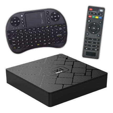 HK1 Mini 4K TV Box Mediaspeler Android Kodi - 2GB RAM - 16GB Opslagruimte + Draadloos Toetsenbord