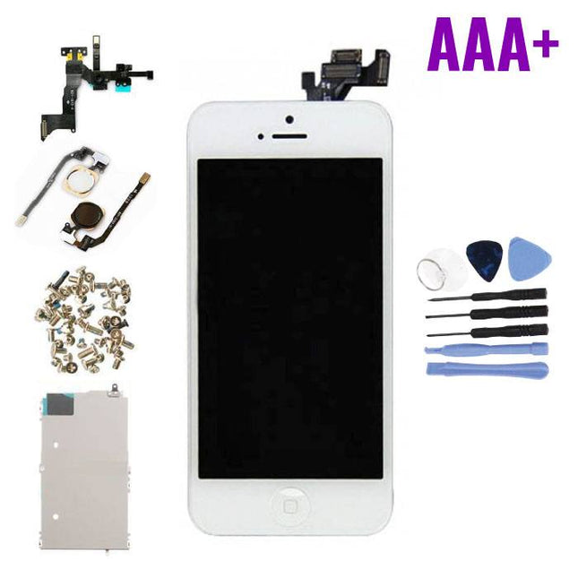 iPhone 5 Voorgemonteerd Scherm (Touchscreen + LCD + Onderdelen) AAA+ Kwaliteit - Wit + Gereedschap