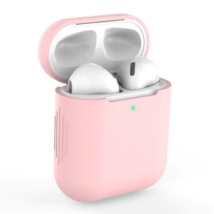 Flexibel Hoesje voor AirPods 1 / 2 - Silicone Skin AirPod Case Cover Soepel - Roze